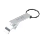Opener GRS Recycled Aluminium sleutelhanger, zilver