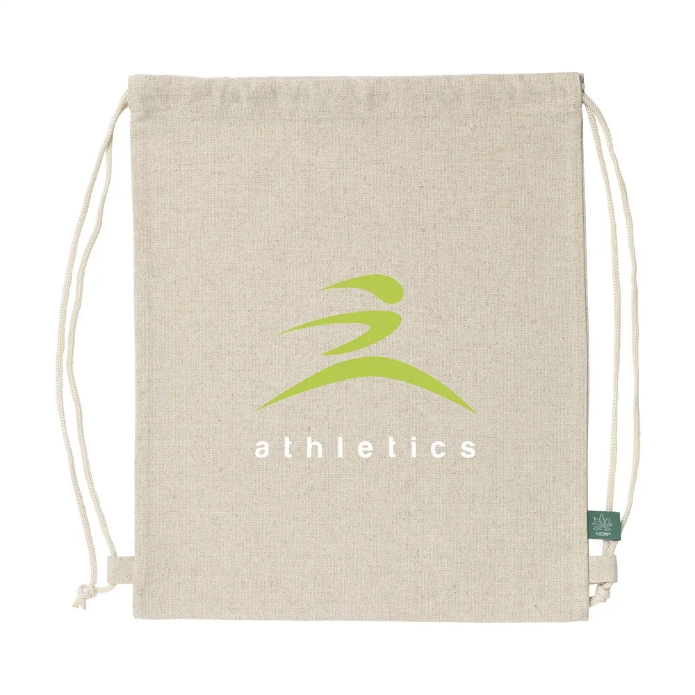 Printed Hemp Backpack Durable 250gsm 8L — product photo 6