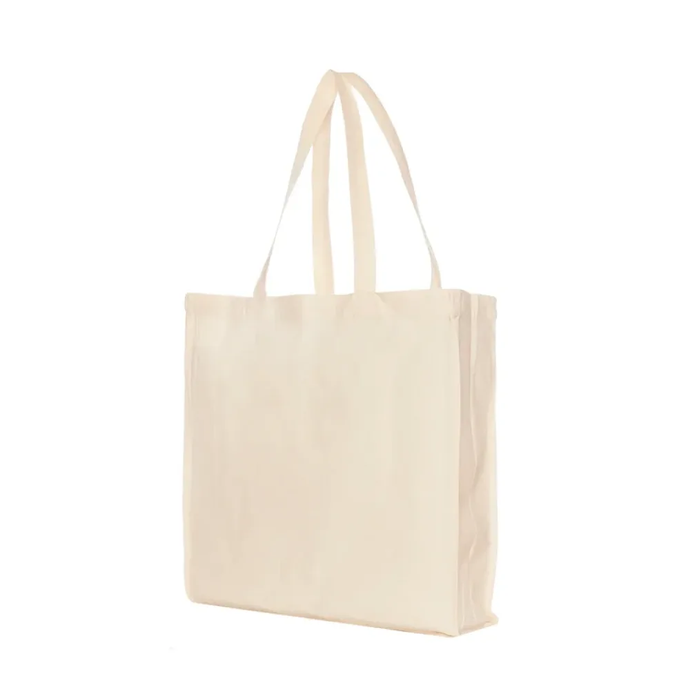 Katoenen bloktas OEKO-TEX® Naturel