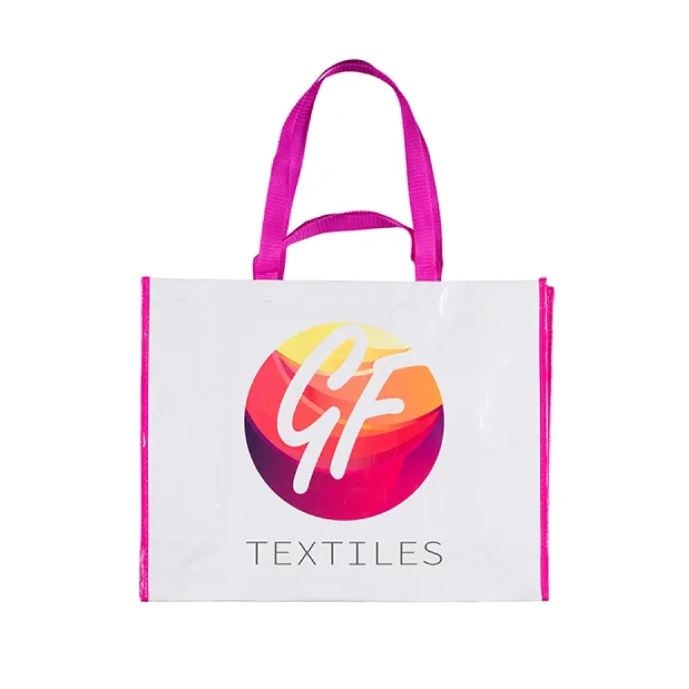 Custom Made pp Woven Big Shopper met laminaat | All Over Full Color drukCustom Made