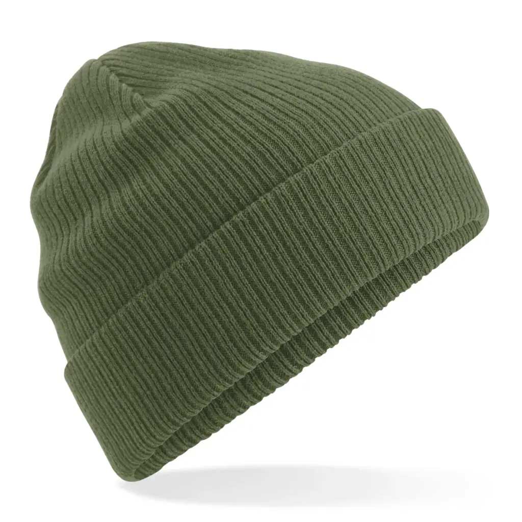 Muts van biologisch katoen, olive green — productfoto 3
