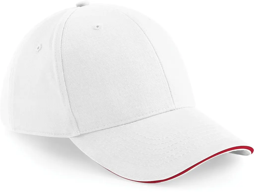 Pet Athleisure met 6 panelen, white / classic red — productfoto 28