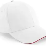 Pet Athleisure met 6 panelen, white / classic red — productfoto 28