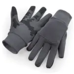 Sporthandschoenen Softshell, graphite grey — productfoto 5