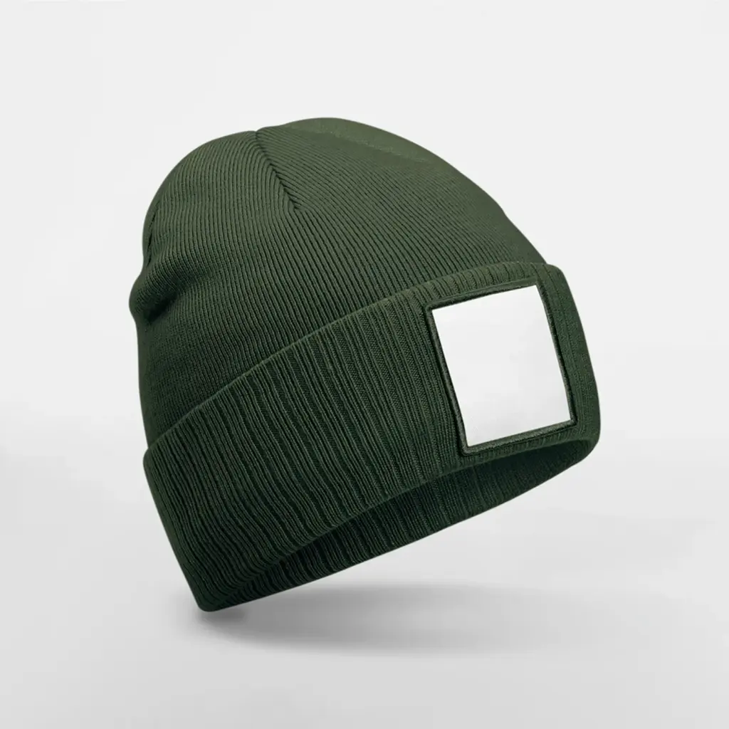 PS_B337R-FS_OLIVEGREEN-WHITE - Hidalgo Muts met patch, olive green/white — productfoto 8