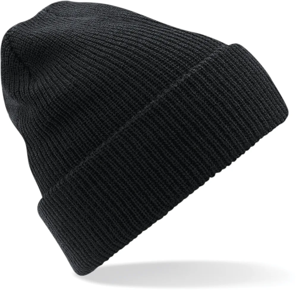 PS_B425_BLACK - Hidalgo Heritage Beanie, black — productfoto 3