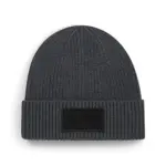 Trendy muts met patch, graphite grey / black — productfoto 7