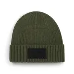 Trendy muts met patch, military green / black — productfoto 9