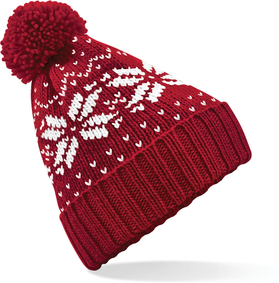 PS_B456_CLASSICRED-WHITE - Hidalgo Muts Snowstar® jacquard, classic red / white — productfoto 4