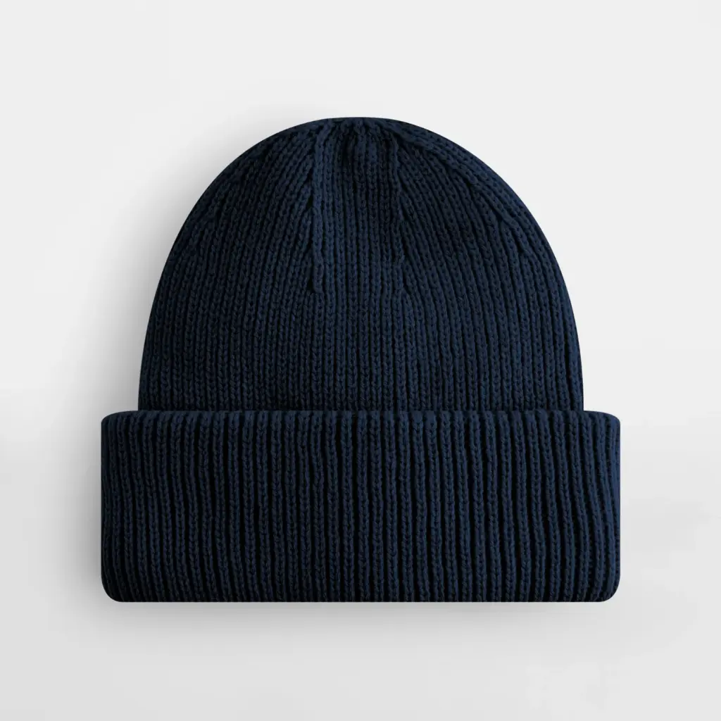 Ademende en winddichte muts., french navy — productfoto 8