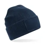 PS_B540-FS_NAVY - Hidalgo Thinsulate™ muts met afneembare patch, navy — productfoto 6