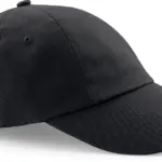 Laag profiel pet van drillkatoen, black — productfoto 2
