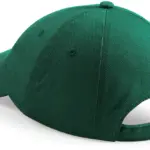 Laag profiel pet van drillkatoen, bottle green — productfoto 5