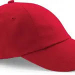 Laag profiel pet van drillkatoen, classic red — productfoto 6