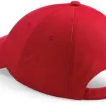 Laag profiel pet van drillkatoen, classic red — productfoto 7