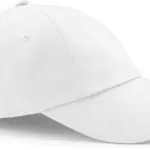 Laag profiel pet van drillkatoen, white — productfoto 12