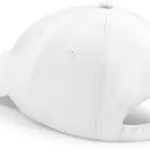 Laag profiel pet van drillkatoen, white — productfoto 13