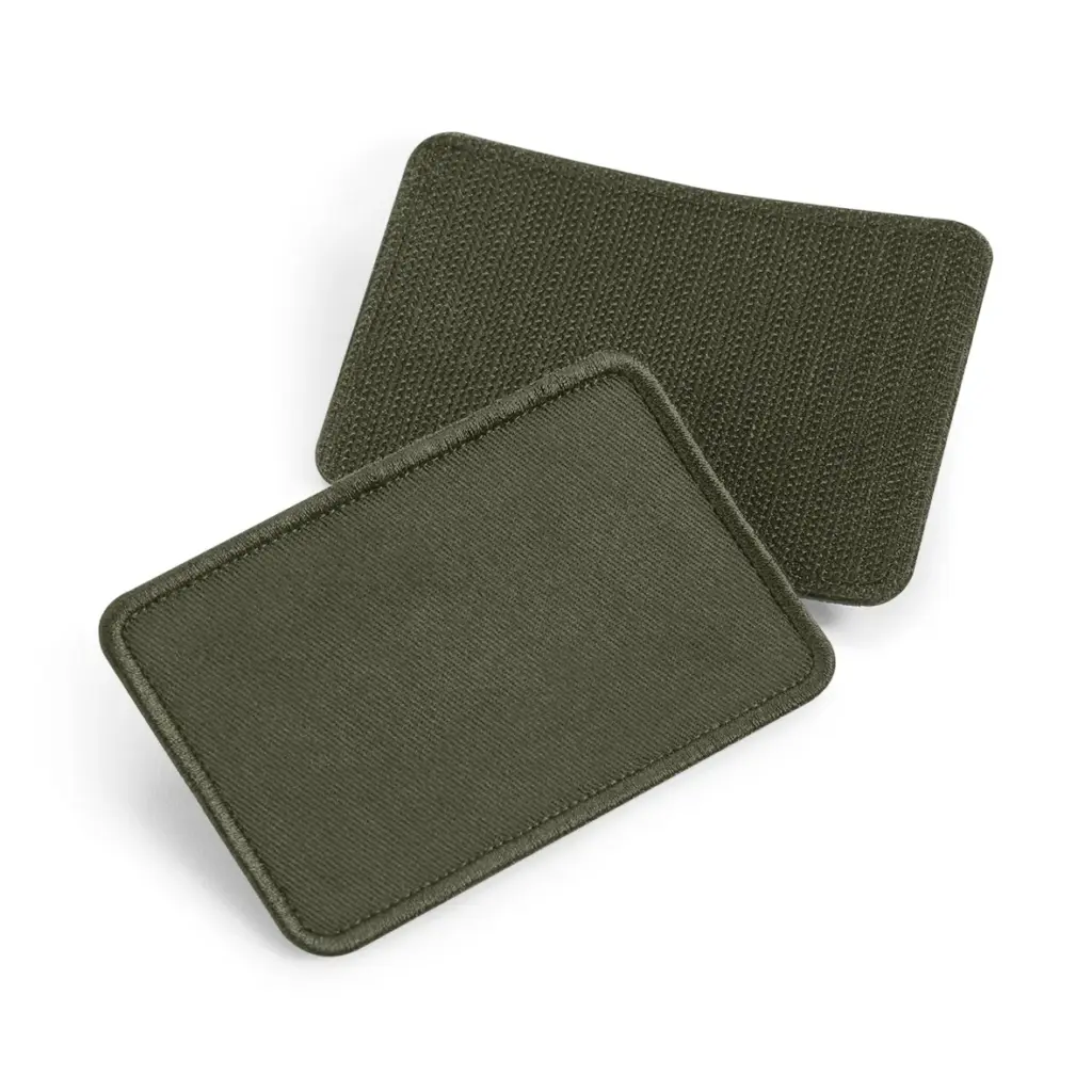Afneembare katoenen patch, military green — productfoto 9