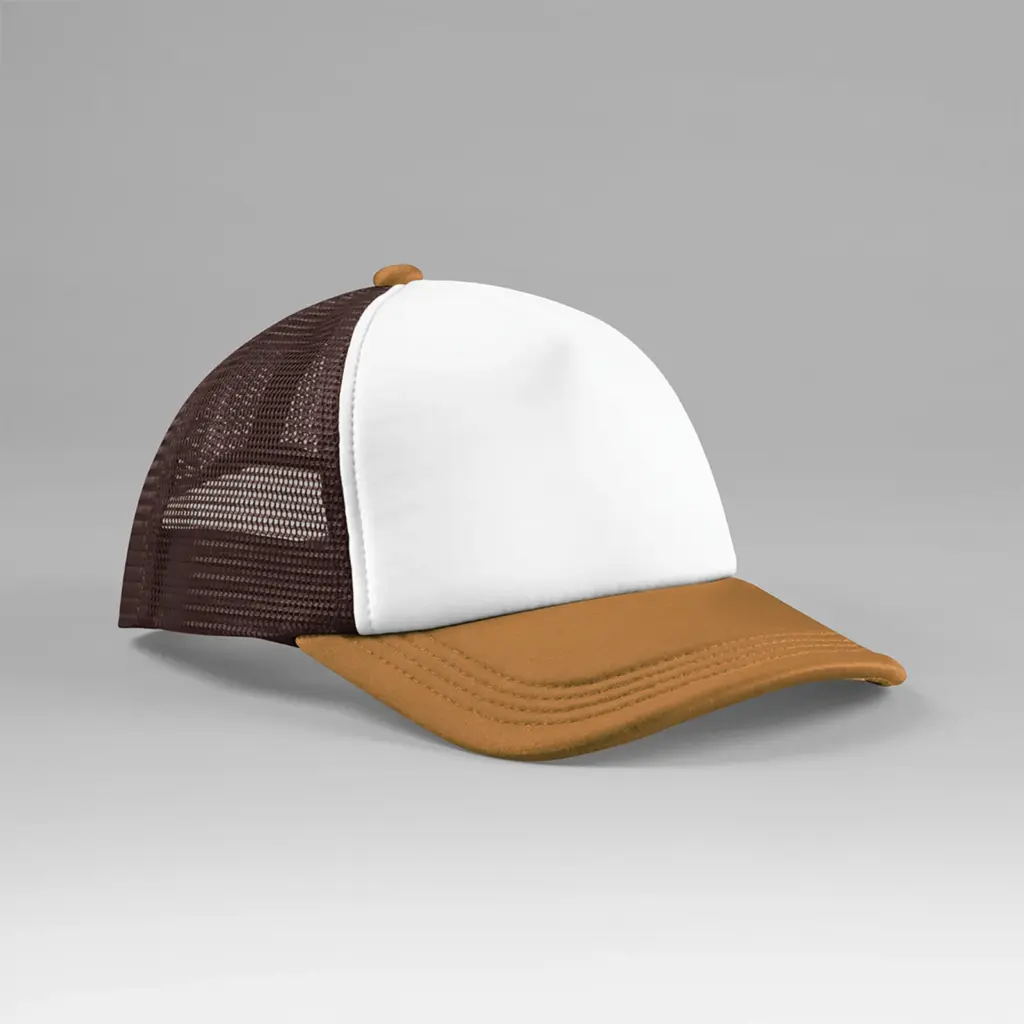Meerkleurige 5-panel truckerpet — productfoto 4