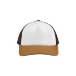 Meerkleurige 5-panel truckerpet, chocolate / dark amber — productfoto 4