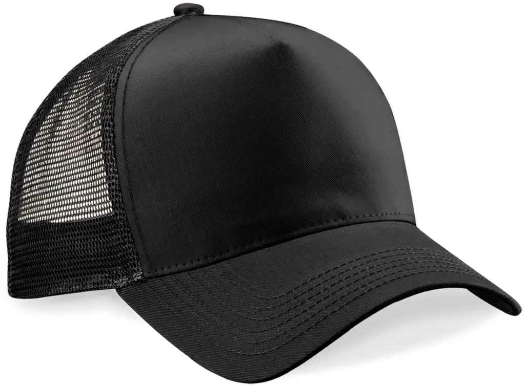 PS_B640_BLACK - Hidalgo Snapback truckerpet, black — productfoto 4
