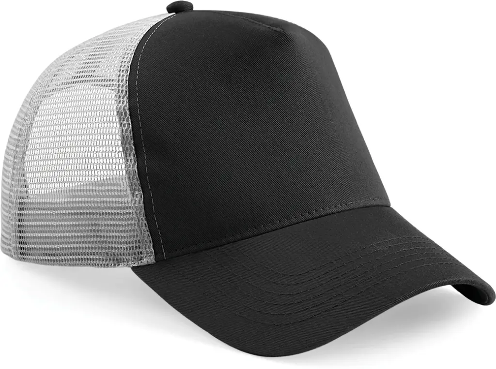 PS_B640_BLACK-LIGHTGREY - Hidalgo Snapback truckerpet, black / light grey — productfoto 6