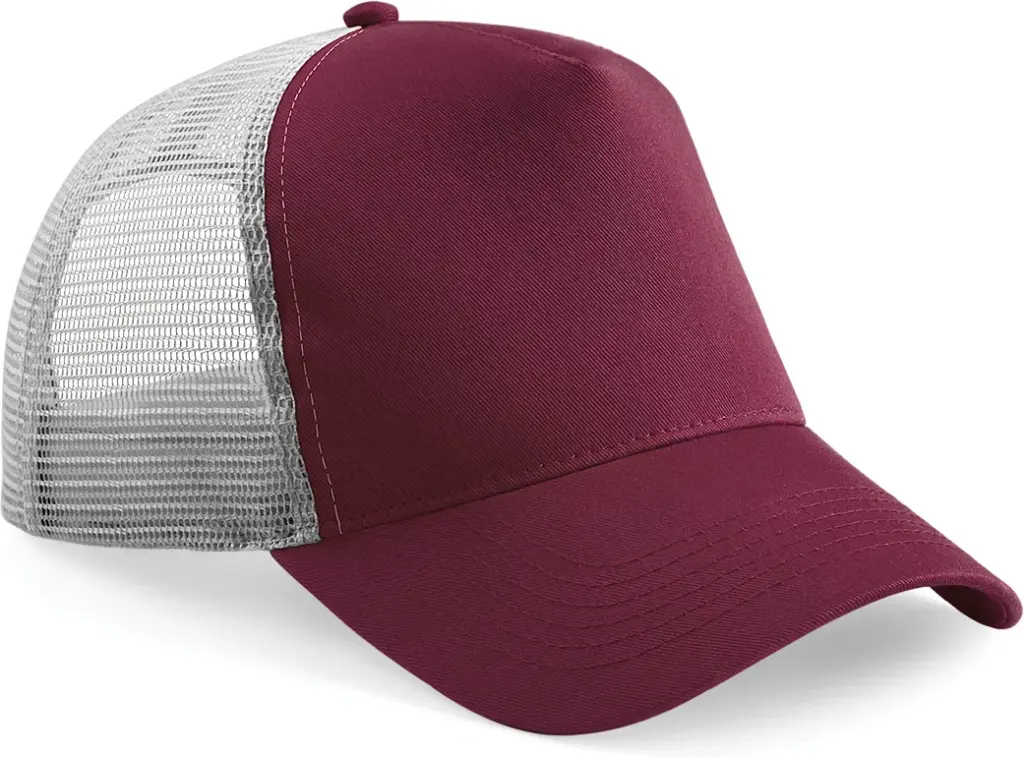PS_B640_BURGUNDY-LIGHTGREY - Hidalgo Snapback truckerpet, burgundy / light grey — productfoto 11