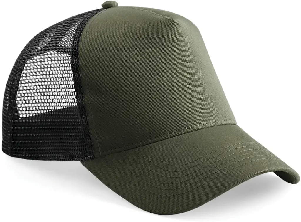 PS_B640-FS_OLIVEGREEN-BLACK - Hidalgo Snapback truckerpet, olive green / black — productfoto 18