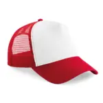 Kinderpet in mesh, verstelbaar aan de achterkant., classic red / white — productfoto 6