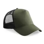 Kinderpet in mesh, verstelbaar aan de achterkant., olive green / black — productfoto 9