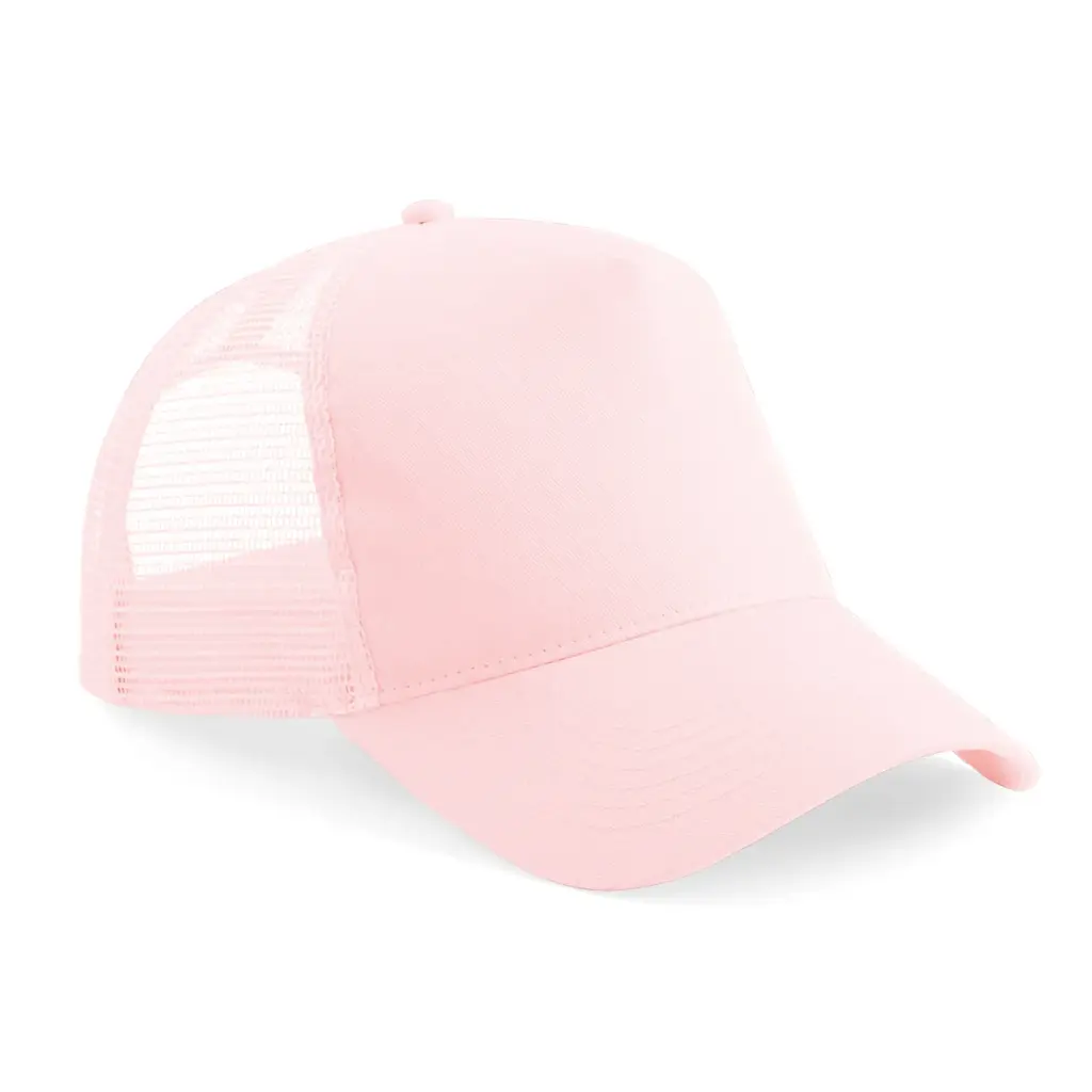Kinderpet in mesh, verstelbaar aan de achterkant., pastel pink — productfoto 10