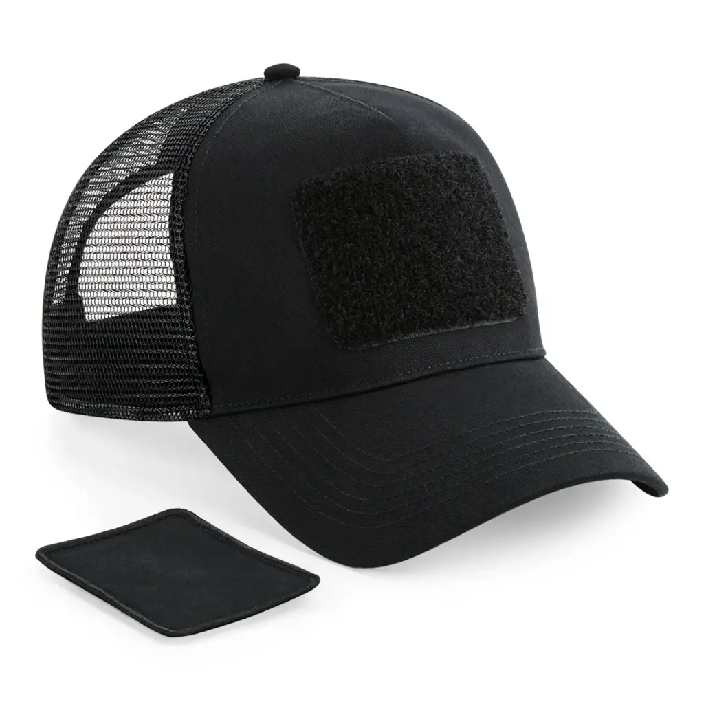 PS_B641-FC_BLACK - Hidalgo Meshpet, verstelbaar aan de achterkant met afneembare patch., black — productfoto 4