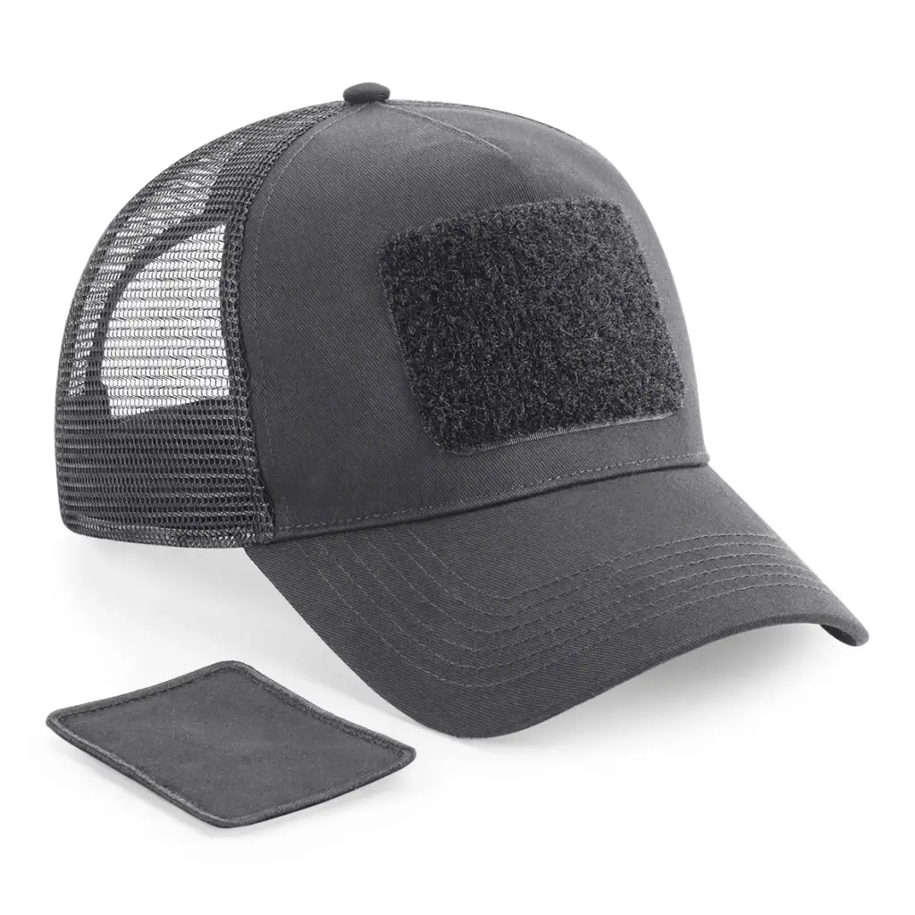 PS_B641-FC_GRAPHITEGREY - Hidalgo Meshpet, verstelbaar aan de achterkant met afneembare patch., graphite grey — productfoto 7
