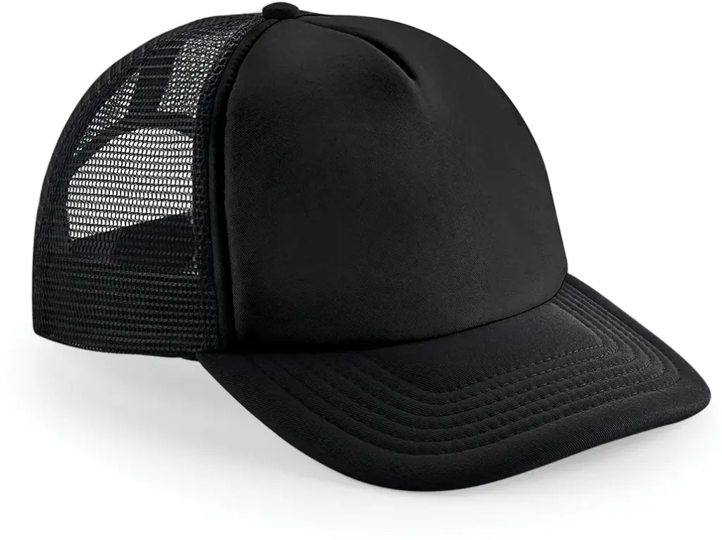 Vintage Snapback Trucker, black / black — productfoto 2