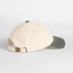 B673 - Compacte vintage cap met contrasterende klep, natural / vintage brown — productfoto 8