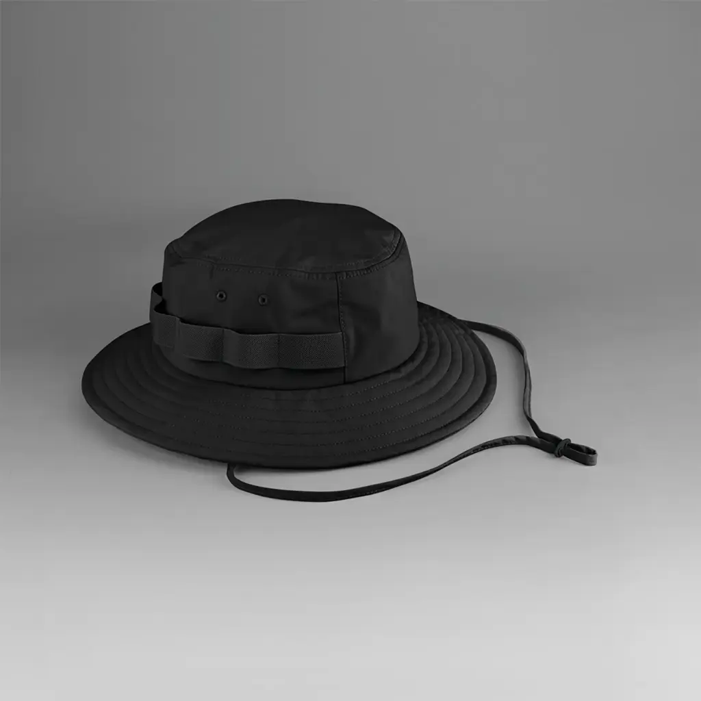 PS_B790R_BLACK - Hidalgo Outdoor adventure hoed, black — productfoto 4