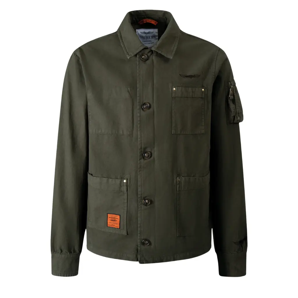 Davis jas, khaki — productfoto 2