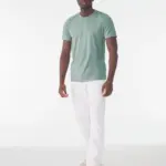 Heather jersey T-shirt met korte mouwen — productfoto 4