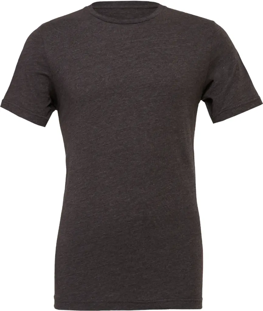 PS_BE3001CVC_DARKGREYHEATHER - Hidalgo Heather jersey T-shirt met korte mouwen, dark grey heather — productfoto 6