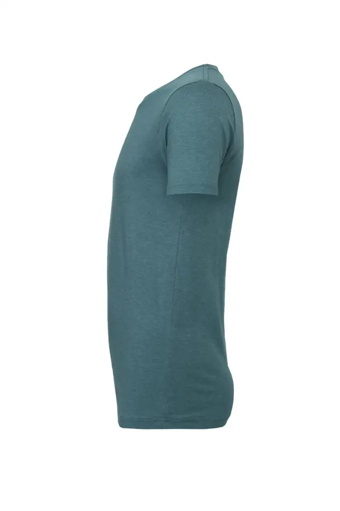 PS_BE3001CVC-S_HEATHERDEEPTEAL - Hidalgo Heather jersey T-shirt met korte mouwen, heather deep teal — productfoto 9