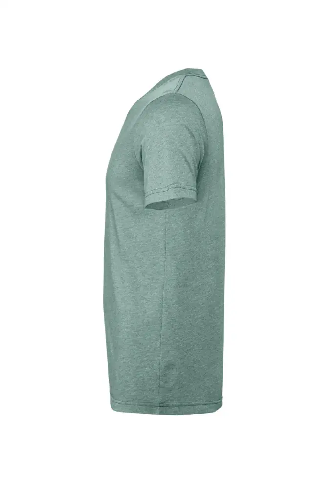 PS_BE3001CVC-S_HEATHERDUSTYBLUE - Hidalgo Heather jersey T-shirt met korte mouwen, heather dusty blue — productfoto 10