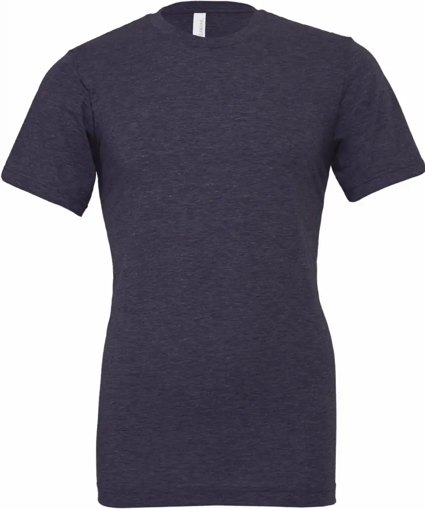 PS_BE3001CVC_HEATHERMIDNIGHTNAVY - Hidalgo Heather jersey T-shirt met korte mouwen, heather midnight navy — productfoto 12