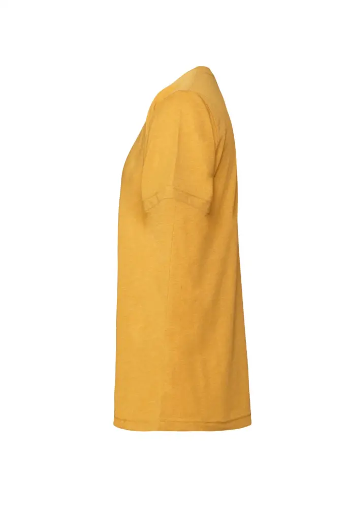 PS_BE3001CVC-S_HEATHERMUSTARD - Hidalgo Heather jersey T-shirt met korte mouwen, heather mustard — productfoto 14