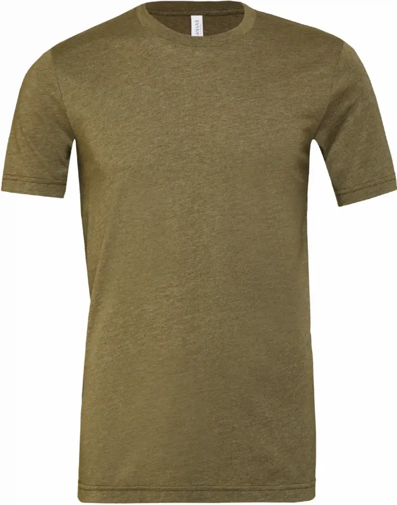 PS_BE3001CVC_HEATHEROLIVE - Hidalgo Heather jersey T-shirt met korte mouwen, heather olive — productfoto 15
