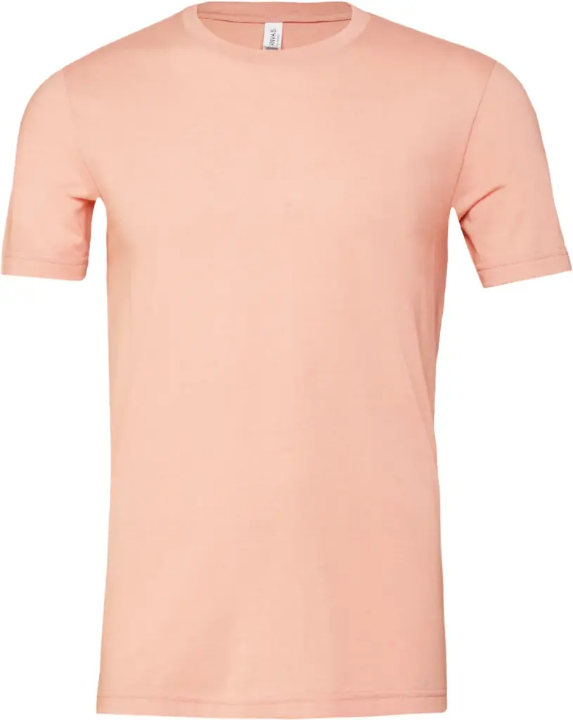 PS_BE3001CVC_HEATHERPEACH - Hidalgo Heather jersey T-shirt met korte mouwen, heather peach — productfoto 16
