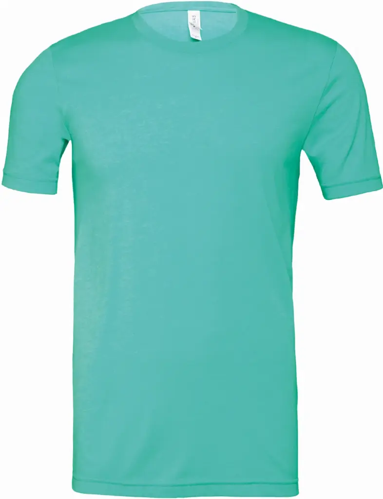 PS_BE3001CVC_HEATHERSEAGREEN - Hidalgo Heather jersey T-shirt met korte mouwen, heather sea green — productfoto 18