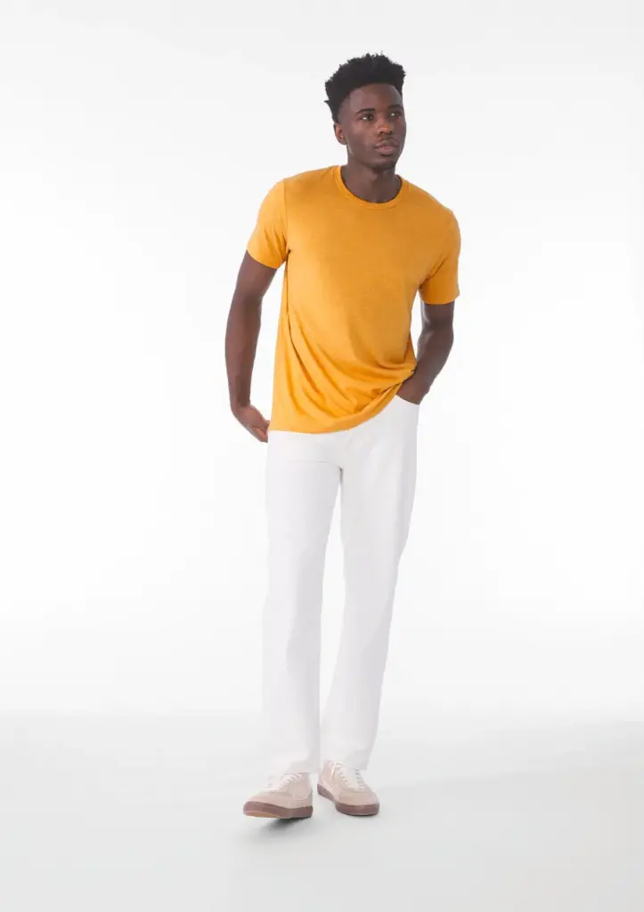 Unisex Triblend T-shirt met korte mouwen — productfoto 2