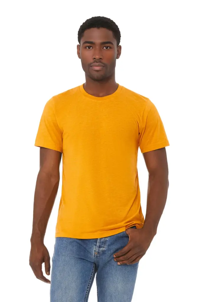 Unisex Triblend T-shirt met korte mouwen — productfoto 4