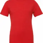 Unisex Triblend T-shirt met korte mouwen, red triblend — productfoto 8