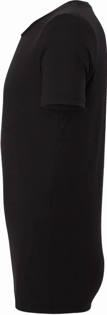 Unisex Triblend T-shirt met korte mouwen, solid black triblend — productfoto 9
